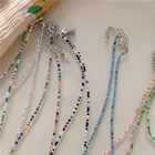 Vintage Jewelry Vintage Ethnic Style Bohemian Fashion Jewelry Rainbow Color African Women Bead Necklace