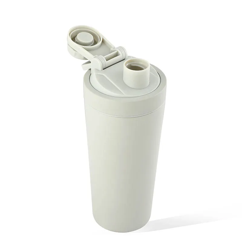 Customized Logo 500ml Double Wall Stainless Steel Mug Cup Shaker Cup Tea Strainer with Lid and Storage Box