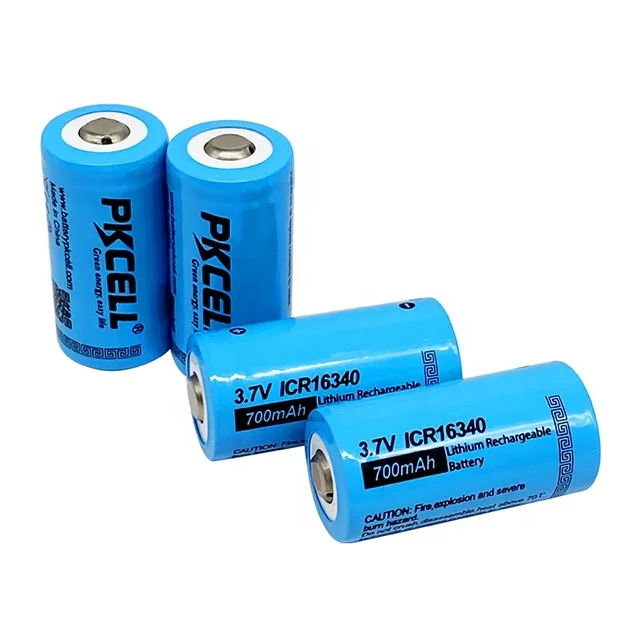 New Style Icr 16340 3.7v 700mah Li Ion Rechargeable Battery For Camera - Icr16340 3.7v 700mah Cell,Li Ion 3.7v Rechargeable Battery For Digital Camera Product on Alibaba.com