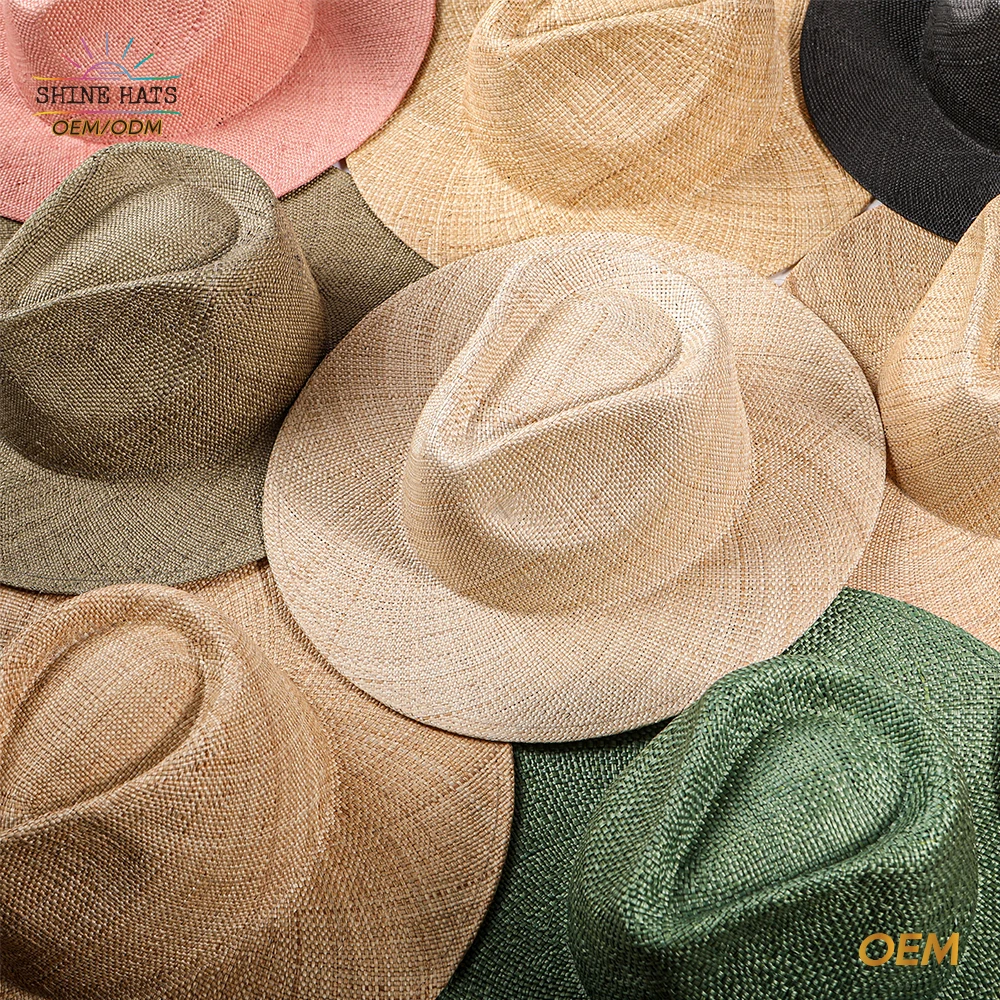 Shinehats 2024 Oem Wholesale Wide Brim Fedora Custom Panama Summer