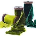 Gorgeous Custom Ribbon Silk Velvet Cintas Gift Ribbon