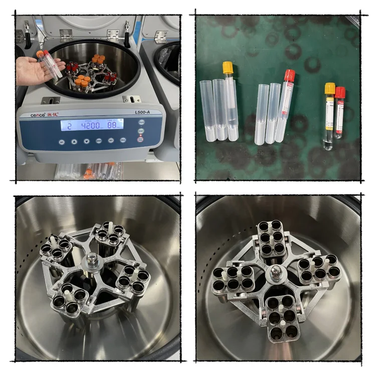 Benchtop Laboratory Centrifuge with Swing Out Bucket Rotor 19KG and ≤65dB(A) for Clinical Use