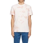 Tie Short Sleeve Shirt Tie Dye Cotton Short Sleeve Fitness Workout Clothing Wholesale Men's Printing Custom T Shirt