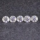 Loose Round Brilliant Cut 3mm EF Color VVS Clarity Loose Moissanite Diamond Price Per Carat Wholesale