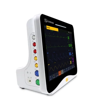 Lexison PPM-H10 Cheap price  10.1inch Touch Screen Portable Multi parameter Vital Signs Patient Monitor