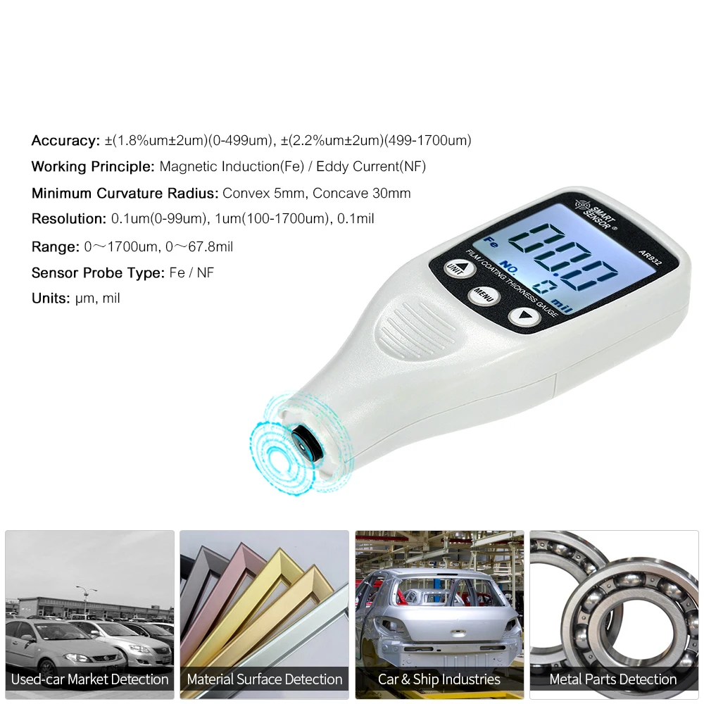 AR932 Film Coating Thickness Gauge