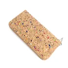 Wallet 2021 Boslun Custom Minimalist RIFD Wallet Women Clutch Purse Cork Wallet