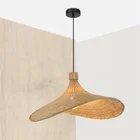 Drop Chandelier Natural Rattan Hand-woven Indoor Chandelier Ceiling Chandelier