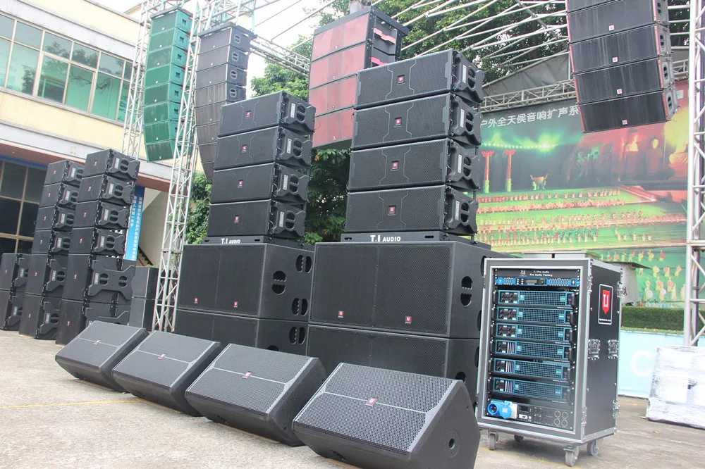 La Line Array Double Event Sound System Professional Audio Pa