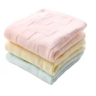 Baby Small Organic Cotton 30*30cm Wash Cloth Baby 2 Layer Drool Towel Kid Small Face Towels