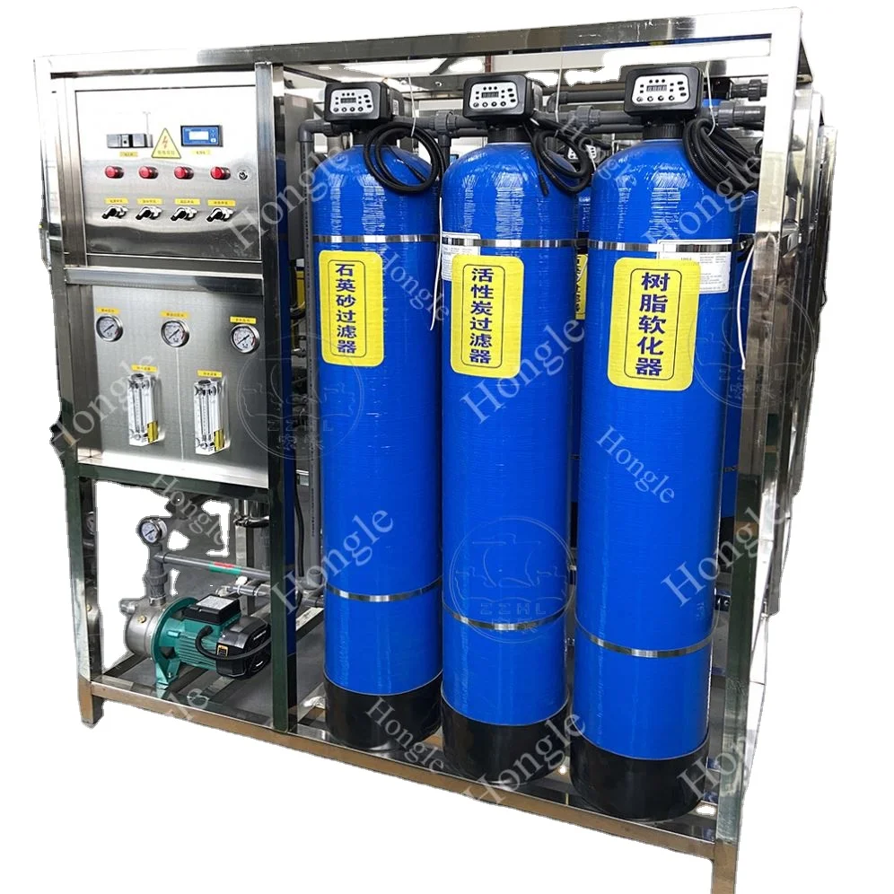 500L Pure Water Purification Treatment Machinery Plants EDI Water Purifier Treatment System Equipment factory