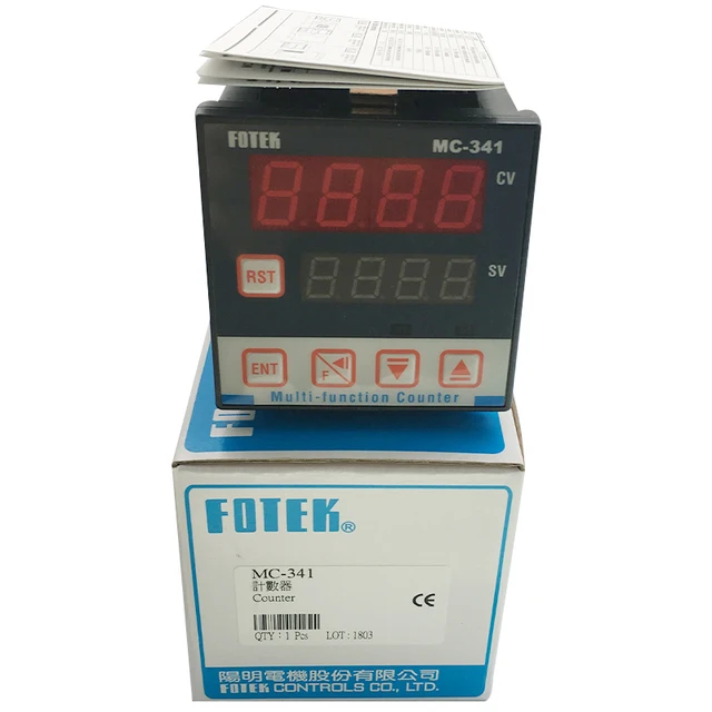 FOTEK MC-341 Output one relay Diglts 4 Din 72*72 Multi-function UP/Down counter