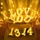 Party Led Lights Light Wedding Home Party Bar Marquee Led Letter Lights Advertising Light Up Signage Backlit Letters