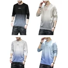Shirt Wholesale Autumn Men's Fashion Full Long Sleeve Casual Gym Sweater Simple T Shirt For Men And Women