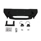 Front Bumper LED Lights Vehicle Short Automotive Bumpers Parts For 2007-2017 Jeep Wrangler JK 4x4 Offroad