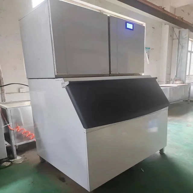 Ice maker machine commercial 1000kg/24h Water cooled ice block machine ice cube making machines