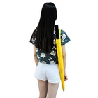 Golf Strap Backpack Umbrella Yellow Backpack Golf Umbrella With Shoulder Strap