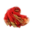 Silk Fabric Customized Women's Polyester Digital Printing Silk Satin Cloth Garment Chiffon Fabric