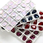 Wholesale Colorful 13x18mm Drop Crystal Rhinestones For Jewelry Making