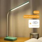 Lamp Light New Cordless USB Rechargeable Reading Lamp Touch Office Desk Light Goose NeckTable Light