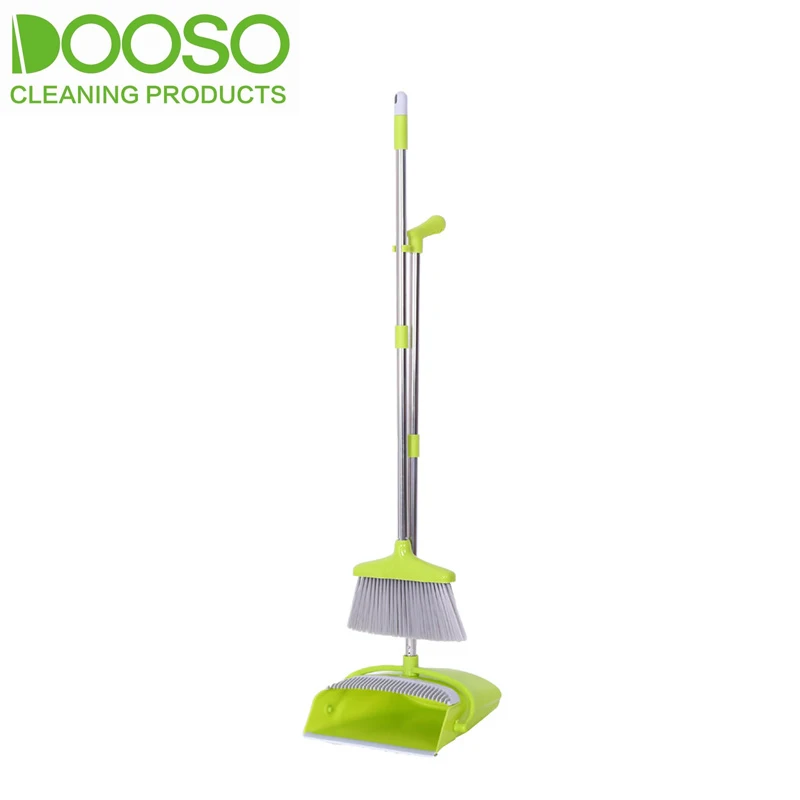 Broom and Dustpan Set for Home Dust pan with Broom Standing with Long Handle for Indoor Kitchen