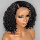 Hair Hot Beauty Kinky Curly Hair Virgin Raw Vietnamese Hair 13x4 Lace Frontal Human Wigs