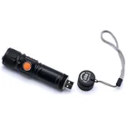 Flashlight Coba Super Bright LED/Q5 Aluminium Alloy Built-in Li-ion Rechargeable Battery Zoom Most Powerfull Flashlight