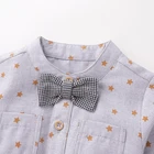 Baby Clothing 2021 Spring Printed Blouse And Overalls Baby Boys Clothing Set