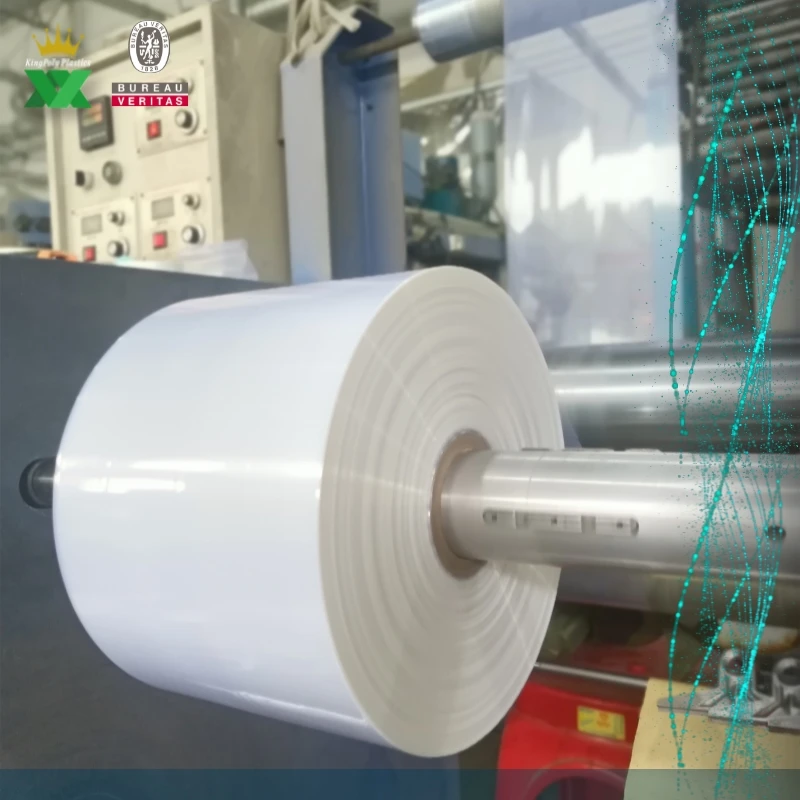 specially made package with perforations Low temperature polyolefin food plastic blown roll wrap bags PVC heat shrink film