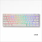 SK1 61 Keys Hot-swappable Mechanical Keyboard With RGB Backlight Waterproof Type C Suitable For Win/Mac/gaming