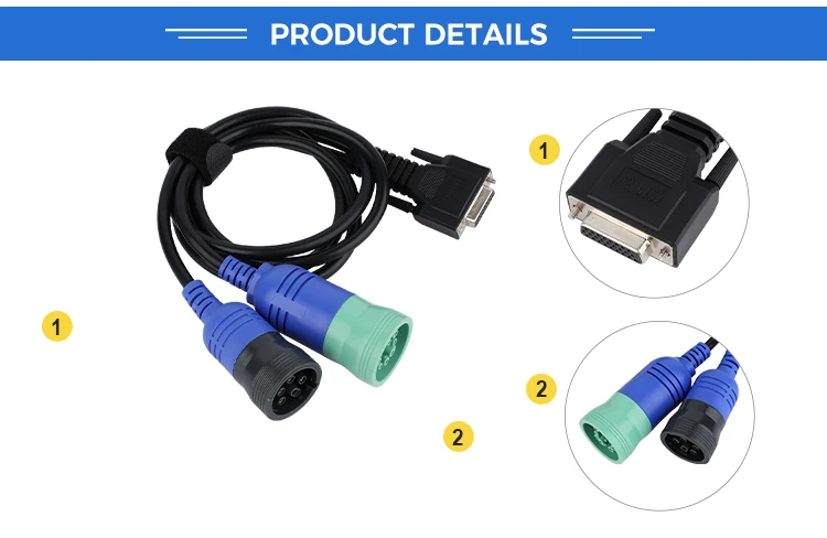 product customized dp15 to j1939 9pin connector y cable-3