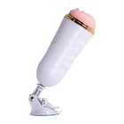 Man Sex Toy 10 Frequencies Vibration Masturbator Cup USB Rechargeable Pussy Mouth Man Sex Toy With Strong Suction Base