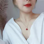 Jewelers Jewelers Stainless Steel Classical Simple Plain Solitaire Style Collar Charm Necklace