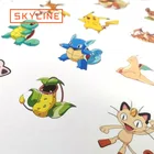 Cartoon Sticker Adhesive Sheet Custom Home Decoration Children Die Cut Sheet Adhesive Vinyl Cartoon POKEMON Sticker