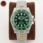 Watch Noob V10 Version Luminous Sports Super 3135 Movement 904L Steel Hulk Submarine Watch