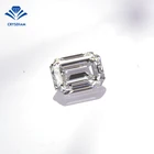 Emerald Crysdiam Emerald Cut VS1 Lab Grown Cvd Rough Diamond Loose Diamond For Pendant Making