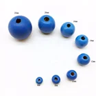 Wooden Beads Bulk Wooden Beads Premium Material Natural Bulk Round Colorful Craft Wooden Beads