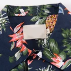 Botton Cotton Shirt Newest Design Beach Wears Summer Tropical Pineapple Print Colorful Botton Front Men Cotton Shirt
