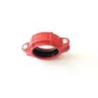 Grooved Coupling Coupling FM UL CCC ISO Approved Ductile Iron Grooved Pipe Fitting 4'' Flexible Coupling