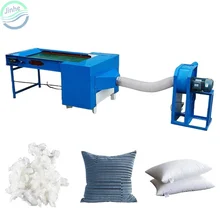 Automatic waste cotton fiber opening carding machine fiber opener machine pillow filling soft toys stuffing machine