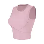 Wholesale Women Tank Top Wholesale Customized Good Quality Breathable Sleeveless Nylon Women Sport Tank Top