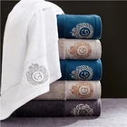Cotton Embroidered Towel 100% Cotton Custom Embroidered Logo Towel Fabric For Hotels Logo Towel