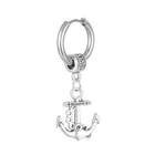 Earrings Wholesale Stainless Steel Huggie Hinged Hoop Earrings Long Chains Dangle Earrings For Men Women