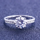 Jewelry Sterling Silver Silver Silver 925 Rings New Fashion Jewelry 2021 925 Sterling Silver Zircon Wedding Rings