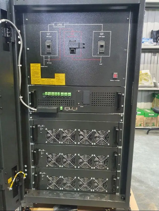 20KVA 40KVA 60KVA 100KVA 380vac pure sine wave 3 phase online modular ups