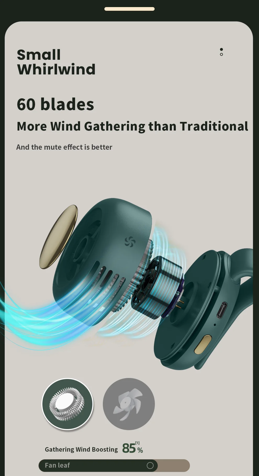 Mini Fan, 360, Portable - detail 4