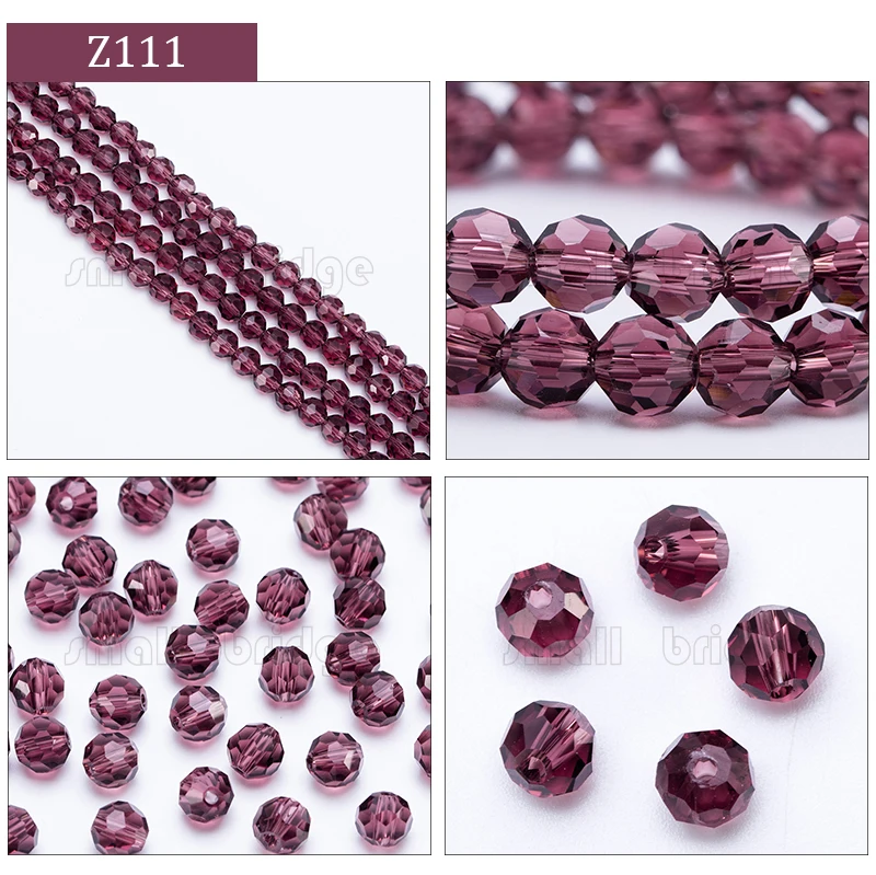 product 3 4 6 8mm austria round facet crystal beads for jewelry making bracelet diy accessories glass spacer loose beads-40