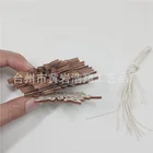 Handicraft Wood Factory Computer Engraving Snowflake Pendant Laser Laser Wooden Snowflake Handicraft Home