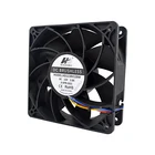 Fan Black 120MM Computer Fan Speed: 6500RPM 4-Pin High Performance Cooling Fan Black 120mm Case Fan