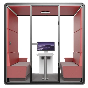 Mind Joy Silent Wellness Pod, portable and detachable office cabin, featuring new smart device upgrades and customizable options
